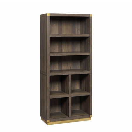 Better Homes & Gardens Lana Modern Cube Organizer Bookcase, Toasted Brown Ash Finish