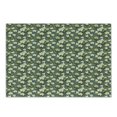 thumbnail image 1 of Flowers Insects Cutting Board, Tropical Composition of Palm Leaves, Decorative Tempered Glass Cutting and Serving Board, in 3 Sizes, by Ambesonne, 1 of 2