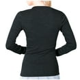 thumbnail image 2 of MERIWOOL Women's Merino Wool Midweight Baselayer Crew - Charcoal Gray - S, 2 of 8