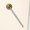 thumbnail image 4 of Sunflower Book Mark - Vintage Silver Lace-Edged Bookmark: a Must-Have Accessory for Book Lovers and Readers, 4 of 5