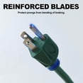 thumbnail image 3 of Cable de extensión para exteriores EP de 10 pies con 3 salidas 16/3 SJTW verde, 3 of 7