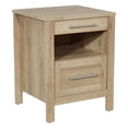 thumbnail image 3 of Stonebrook Nightstand with 2 USB Ports in Wood Canyon Oak Finish, 3 of 5