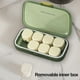 thumbnail image 4 of Baúles de almacenamiento para el hogar y la cocina, caja de almacenamiento portátil para el hogar, de plástico, sellada, con 8 compartimentos, color sólido y tapa, para mañana, tarde y noche, con múlt, 4 of 6