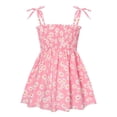thumbnail image 3 of Robe d'Été 2024 pour Filles, Robe à Bretelles Imprimée Florale pour Enfants 2-7 Ans, Robe de Plage Mini Princesse, 3 of 6