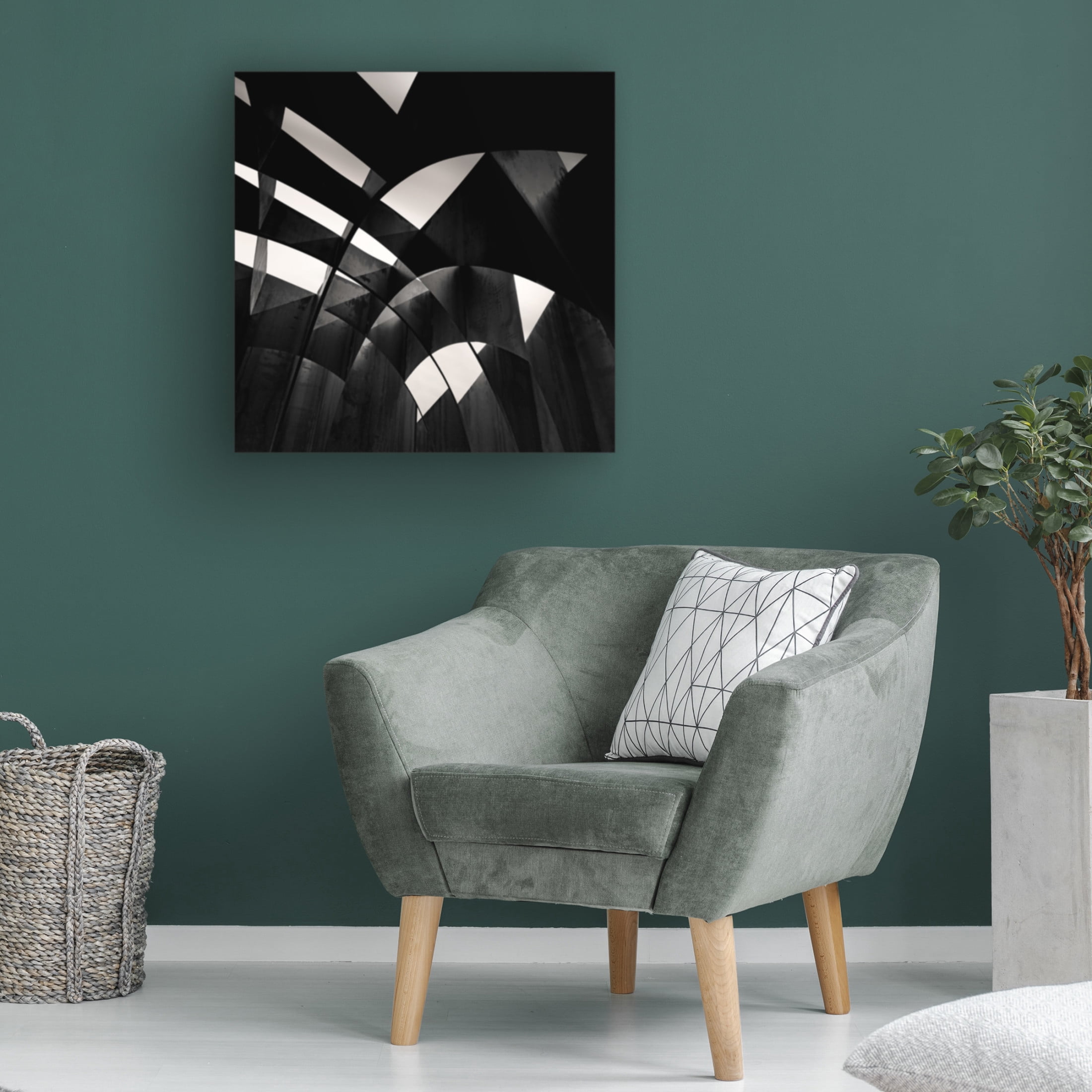 Canvas Wall Art - Gilbert Claes 'Airy Space' Wall Art for Living Room, Bedroom, or Office Décor by Trademark Fine Art - 24 x 24 Inches