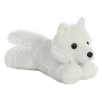 Aurora - Small White Mini Flopsie - 9" White Wolf - Adorable Stuffed Animal