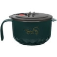 thumbnail image 1 of Miangastore Insulated Noodle Bowl with Lid in Green Stainless Steel for Kitchen Use 7.8 Inches, 1 of 9
