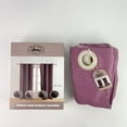 thumbnail image 2 of Diva En Camino DEC Indoor and outdoor curtains,Purple Curtain Panels for Girls Room 45 inch Length Solid Energy Efficient Room Darkening Bedroom Curtains, 2 of 10