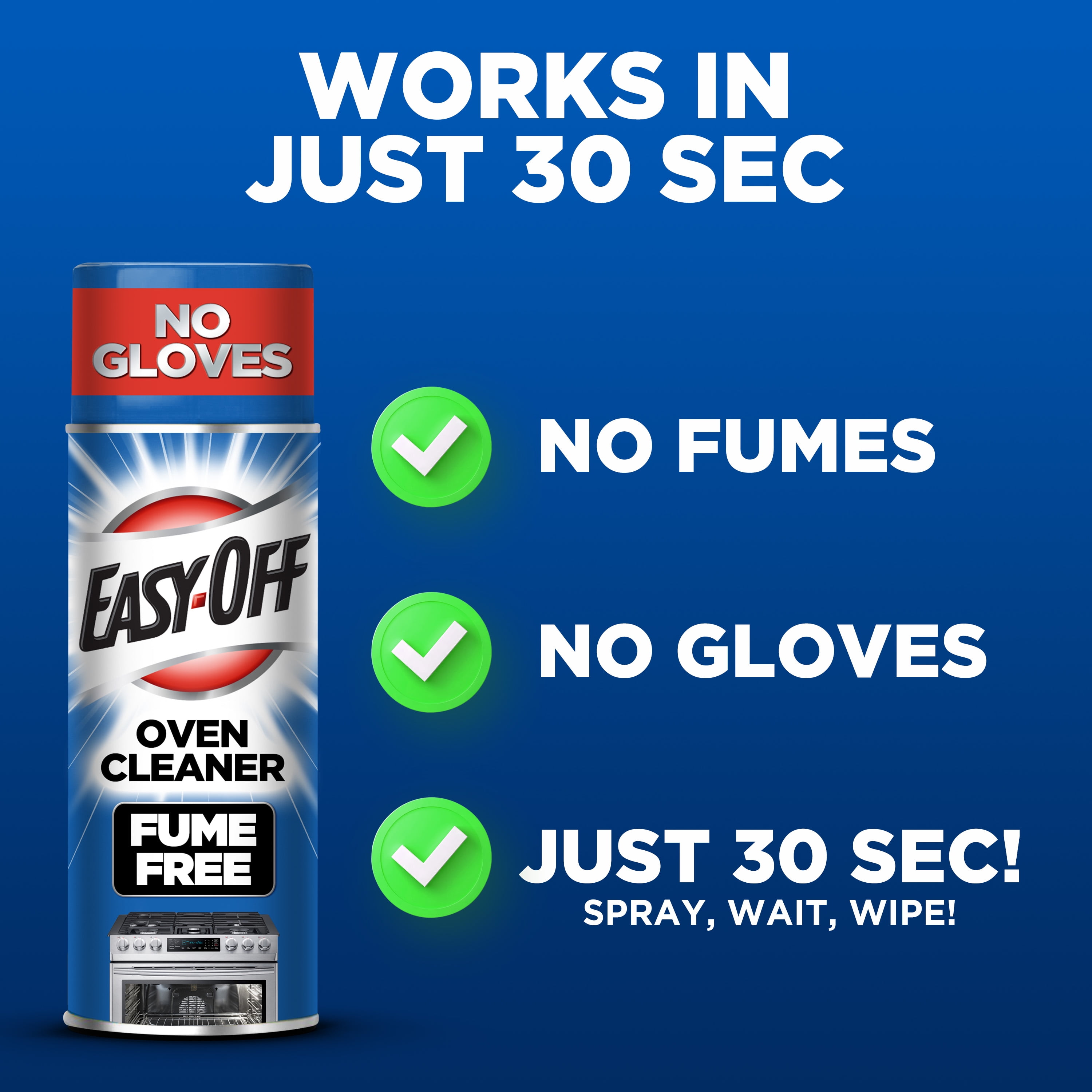 Easy-Off Fume Free Oven Cleaner and Degreaser Foam Spray - Thumbnail 2
