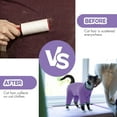 thumbnail image 6 of ROZKITCH Sticky Hair Cat Clothes Soft Elastic Skin-friendly Cat Recovery Suit Full Body Cat Onesie Prevent Hair Loss Stop Licking Skin Disease (Purple, XL), 6 of 7