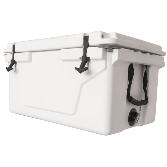 White Color Ice Cooler Box, 65QT Camping Ice Chest Beer Box, Outdoor Cooler Fish Ice Chest Box Heavy Duty for Camping, Sports&Outdoor Activities