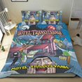 thumbnail image 1 of Hotel Transylvania Conjunto de sábanas temático, trío de piezas, cómodo y amigable con la piel, diseño único, regalo de decoración para el hogar para familiares, amigos y fans, 90 cm * 190 cm, 1 of 6