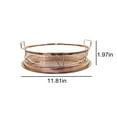 thumbnail image 3 of Yhmxh Kitchen Gadgets Kitchen Essentials Fryer Basket For Oven,Stainless Steel Fryer Tray 11.8 Inch,Non-stick Fryer Basket And Baking Tray Baking Sheet For Baking And Roasting,2 Piece Set, 3 of 5