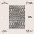 thumbnail image 4 of JONATHAN Y MOROCCAN HYPE 3 x 5 Area Rug, Aksil Moroccan Beni Souk - Gray/Cream, MOH208C-3, 4 of 10