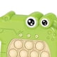 thumbnail image 2 of Empuje la burbuja con juguetes sensoriales de luz de sonido para regalos de niños (dinosaurio verde), 2 of 3
