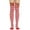 Watermelon Red, variant on JeashCHAT Women Christmas Long Tube Knee Socks Striped Garter Cute Accessories Christmas Party