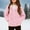 Pink, variant on Teen Fleece Jacket for Girls Zip Up Long Sleeve Fuzzy Jacket Cute Hooded 13-14 Years Girl Clothes Winter