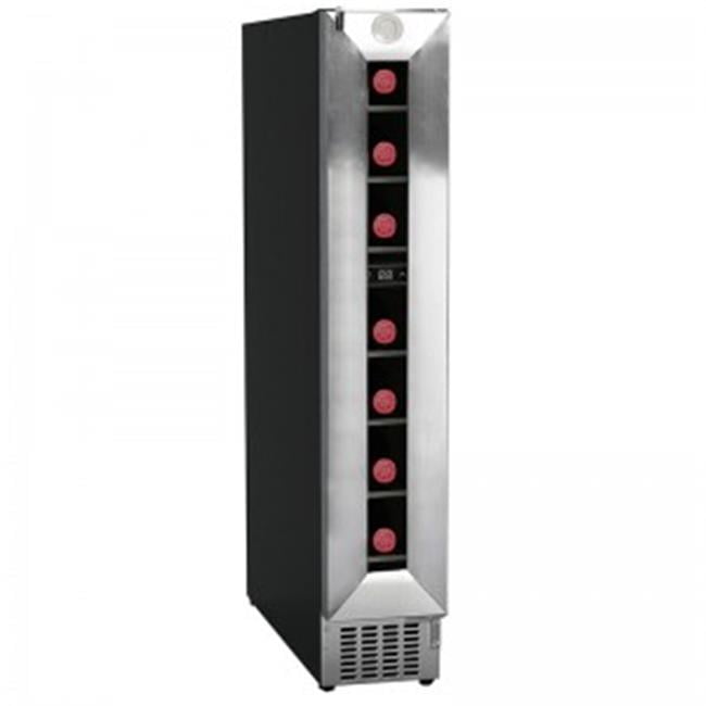 Deco 7 Bottle Vibration Free Thermoelectric Slim Wine Refrigerator