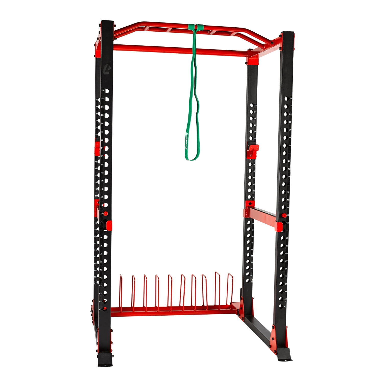 Lifeline Fitness C1 Pro Power Squat Rack System for Weight Training and Body Building