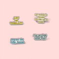 thumbnail image 3 of Broche de texto con frase, estilo arteterapia, broche de metal, insignia, ropa, bolso, accesorios, 3 of 5