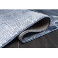thumbnail image 4 of La Dole Rugs Blue Abstract Contemporary Marble Minimal Design Area Rug For Living Room Bedroom Dining Kitchen 6'7"x9'6", 4 of 7