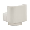 thumbnail image 6 of Lexicon Joyce Textured Fabric Swivel Chair in Beige, 6 of 10