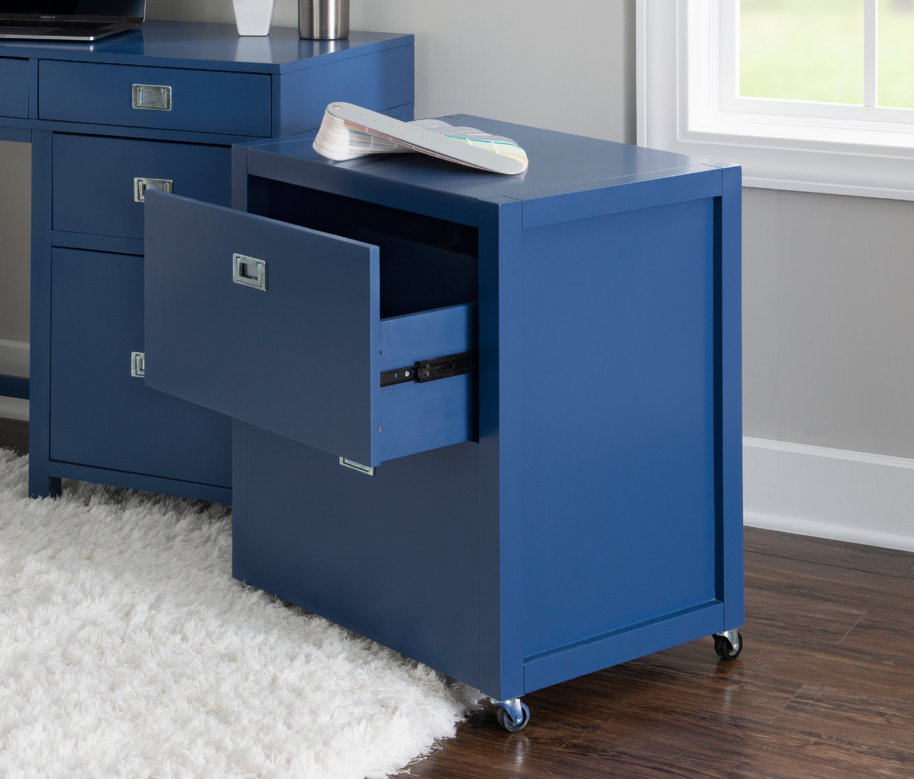 Blue filing cabinet 2 drawer deals