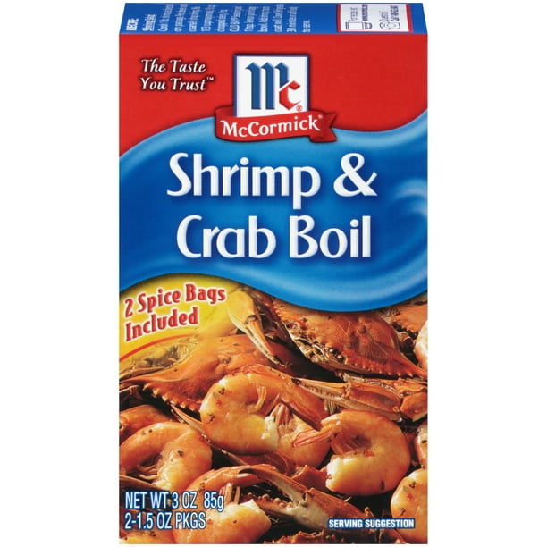 McCormick Golden Dipt Shrimp & Crab Boil Spice, 3 oz