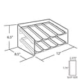 thumbnail image 3 of Two-Tier 8 Compartment Display, 4-Comp per Tier. Dimensions: 12"W x 8.5"D x 6.5"H, 3 of 6