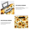 thumbnail image 3 of Kdxio Yellow Polka Dot Sunflower Pattern Luggage Cover for Travel,Elastic and Durable,Fits 18-32 Inch,Anti-Scratch Suitcase Protector-No luggage included, 3 of 5
