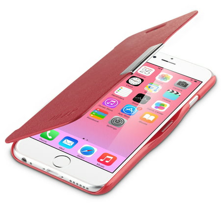 ULAK Flip Magnetic Synthetic Leather Case Cover for Apple iPhone 6 4.7 / iPhone 6s 4.7 (Best Leather Iphone Case)