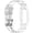White, variant on IFRINID TPU Replacement Band for Fitbit Air, Transparent Soft Waterproof Wristband, Adjustable Sport Watch Strap for Fitbit Air