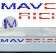 thumbnail image 1 of GHSDFBB Tailgate Inserts Letters Compatible for 2022 2023 Ford Maverick,3D Raised & Strong Adhesive Decals Letters Rear Emblem Decal Sticker Compatible for Maverick Accessories-American Flag, 1 of 7