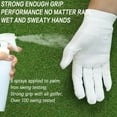 thumbnail image 4 of FINGER TEN Men's Golf Glove Rain Grip Pair Both Hand or 2 Pack Left Right Hand, Hot Wet Weather No Sweat, Black Gray Green, Fit Size Small Medium Large XL, 4 of 6