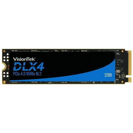VisionTek DLX4 1 TB Solid State Drive - M.2 2280 - PCI Express NVMe (PCI Express NVMe 4.0 x4) - Network Controller Device Supported - 5200 MB/s Maximum Read Transfer Rate - 256-bit AES Encryption S...