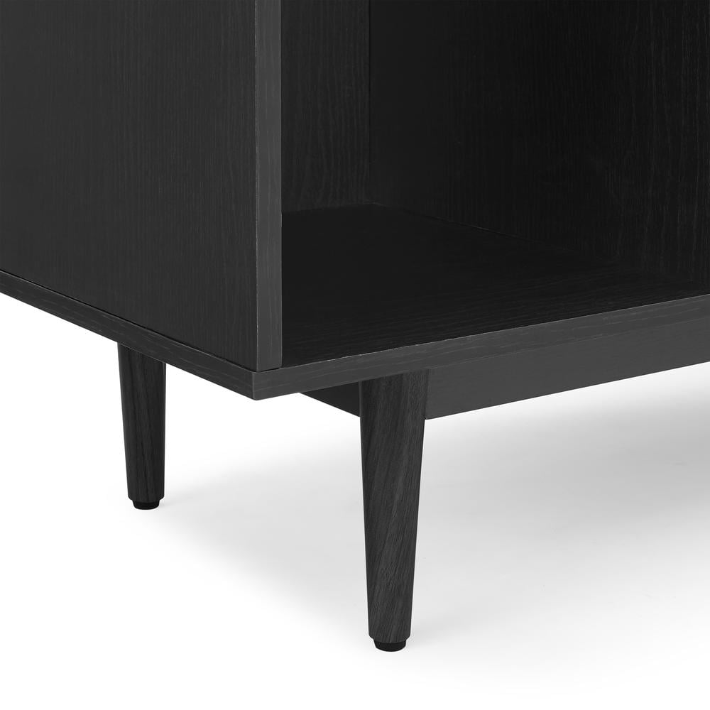 Liam 6 Cube Bookcase Black