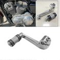 thumbnail image 3 of Chrome Mid Control Shift Lever Shifter with Pedal for Harley Sportster XL883 1200 2004-2023 Lever Sh, 3 of 5