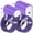 Purple, variant on 2 Pack 20W PD Fast Wall Charger Station with 6FT Braided USB-C to C Cables, Phone Charger Compatible with iPhone 17/16/15 Pro Max iPad Pro Galaxy S26 Android, Blue