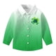 thumbnail image 5 of Blusa y camisa de manga larga con cuello vuelto para niños, camisa informal de moda para niños y niñas, camisa de manga larga con estampado del Día de San Patricio, camisa de manga larga con cuello vu, 5 of 7