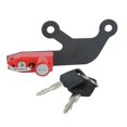 thumbnail image 1 of Aluminium Alloy Anti Theft Helmet Lock Right Side Fits for Kawasaki Ninja 650 Z 650(Red ), 1 of 3
