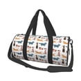 thumbnail image 1 of Balery Dogs Pug Bolsa de Gimnasio para Mujeres y Hombres, Bolsa de Viaje Impermeable, Bolsa de Fin de Semana con Compartimento para Zapatos y Bolsillo Húmedo, 1 of 6