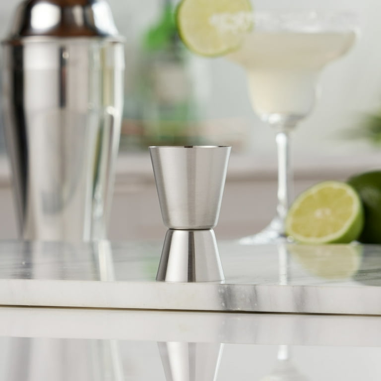 1oz Stainless Steel Double Liquor Bar Jigger Dual Bartender Alcohol Measure Tool 1oz Stainless Steel Double Liquor Bar Jigger Dual Bartender Alcohol Measure Tool