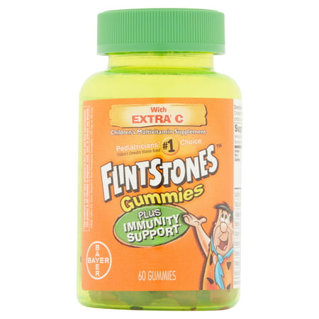Flintstones Support Plus d'immunité gélifiés Supplément multivitamines pour enfants, 60 count