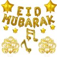 thumbnail image 2 of Ganfancp Eid Mubarak Ramadán Kareem Globos de Foil Festival Islámico Fiesta Suministrosballuk Rebajas Flash Deals 1 Juego de Globos, 2 of 7