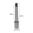 thumbnail image 2 of Uxcell Morse Taper Adapter MT1 to B16 Tang End Shank Adapter Morse Taper 1MT 16B for Lathes Carbon Steel, 2 of 6