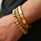 thumbnail image 4 of Pulseras de corona Micro pavé de lujo para hombre, abalorio real romano, brazaletes de cristales de acero inoxidable, regalo de joyería para pareja, 4 of 8