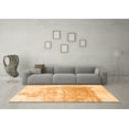 thumbnail image 3 of Ahgly Company Indoor Square Solid Orange Modern Area Rugs, 4' Square, 3 of 4