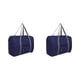 thumbnail image 2 of sweethay Bolsa de viaje impermeable de nailon, bolsa de lona plegable Unisex, organizadores, cubos de embalaje de gran capacidad, bolsas de azul oscuro 2piezas, 2 of 6