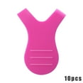 thumbnail image 1 of 10pcs/bag Eyelash Brushes Plastic Eyelash Lifting Perm Comb Y Eyelash Brushes Plastic Eyelash Shape Portable Makeup Tools, Rose Red, 1 of 7