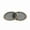 Golden, variant on 2pcs 3inch Decorative Steel Mesh Circle Speaker Protective Covers Cases